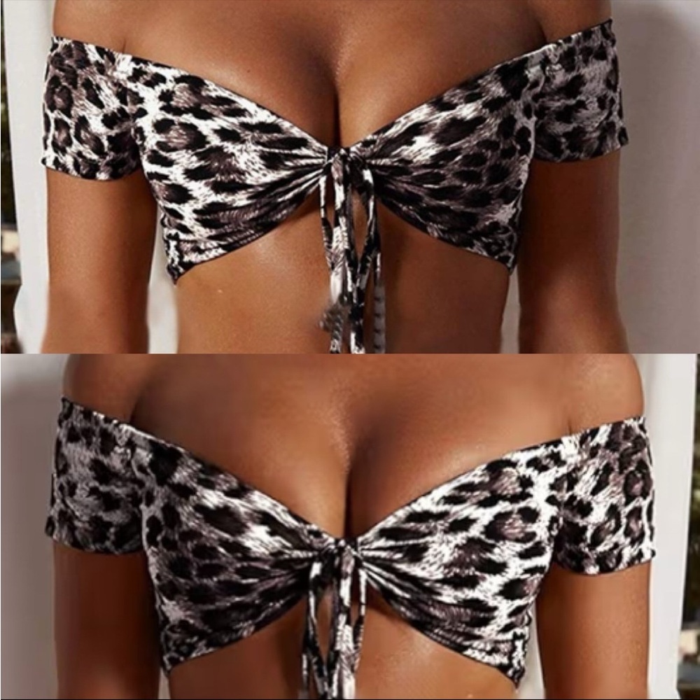Leopard Print bikini top new with tags - Picture 15 of 16
